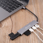 6 In 1 Multi-function Type-C / USB-C Adapter Docking Station