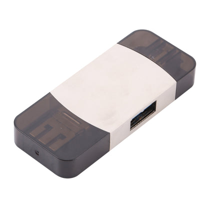 8 In 1 Type-C / USB-C + 8 Pin + Dual USB + SD + TF + Micro Card + OTG Multi-function Adapter, 8 In 1