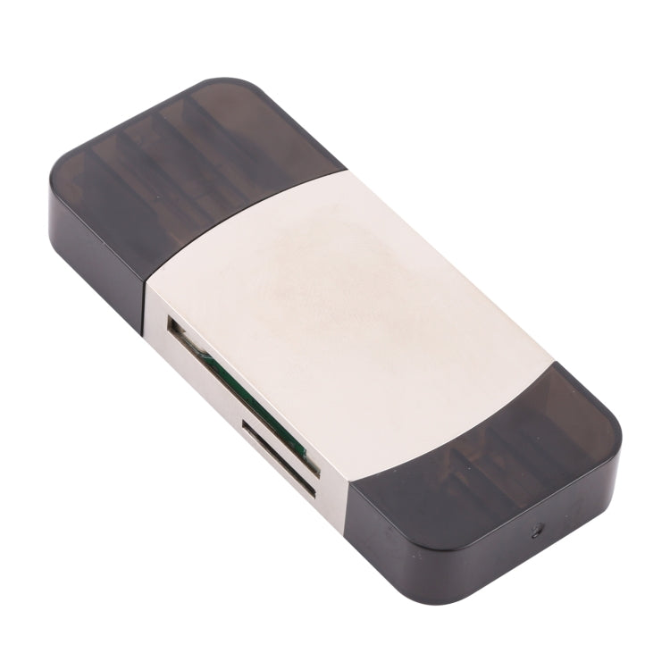 8 In 1 Type-C / USB-C + 8 Pin + Dual USB + SD + TF + Micro Card + OTG Multi-function Adapter, 8 In 1