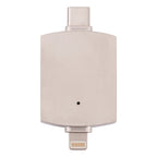 4 In 1 Type-C / USB-C + 8 Pin + Dual USB Multi-function Adapter with Dual OTG Function, 4 In 1