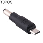 10 PCS 5.5 x 2.1mm to Micro USB DC Power Plug Connector, 5.5 x 2.1mm