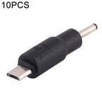 10 PCS 3.0 x 1.1mm to Micro USB DC Power Plug Connector, 3.0 x 1.1mm