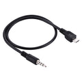 3.5mm Male to Micro USB Male Audio AUX Cable, Length: about 40cm, Micro USB 40cm