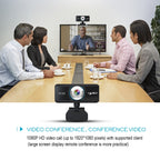 HXSJ S4 1080P Adjustable 180 Degree HD Manual Focus Video Webcam PC Camera with Microphone
