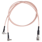 Dual TS9 to RG316 Coaxial RF Connector Cable Extension Cable, Specification:, 50 x 50cm