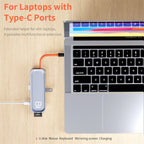 ROCK TR03 8 In 1 Type-C / USB-C to HDMI Multifunctional Extension HUB Adapter, TR03