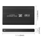 Richwell SATA R2-SATA-2TB 2TB 2.5 inch USB3.0 Super Speed Interface Mobile Hard Disk Drive, 2TB