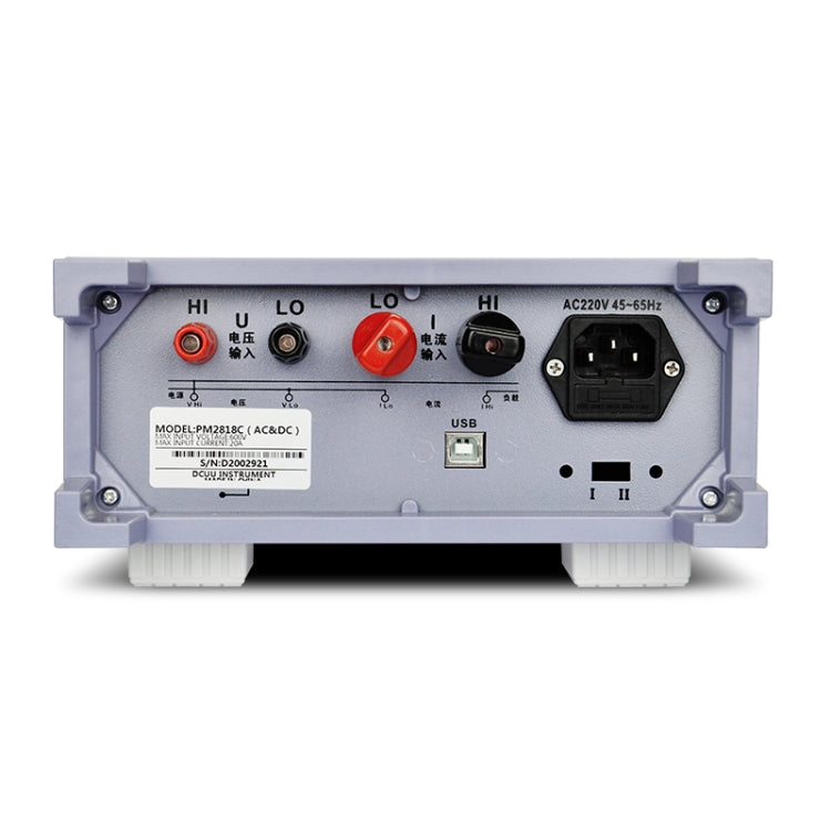 PM2818C AC / DC 40A Intelligent Electrical Parameters Measuring Instrument, PM2818C AC / DC 40A