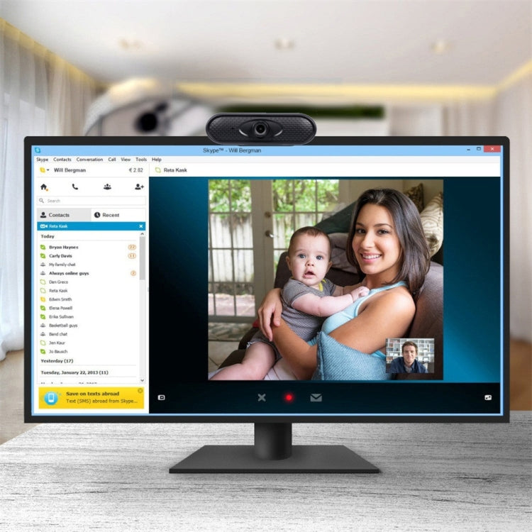 720P USB Camera WebCam with Microphone, 720P