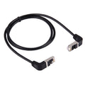 1m RJ45 Male Bent Down to RJ45 Male Bent Down Network LAN Cable, 1m Bent Down to Bent Down