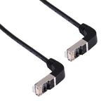 1m RJ45 Male Bent Down to RJ45 Male Bent Down Network LAN Cable, 1m Bent Down to Bent Down
