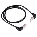 1m RJ45 Male Bent Upward to RJ45 Male Bent Upward Network LAN Cable, 1m Bent Upward to Bent Upward