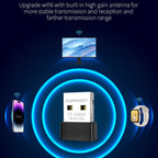 COMFAST CF-940AX 300Mbps 2.4GHz WiFi6 Mini USB Network Adapter, CF-940AX