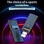 COMFAST CF-970AX 3000Mbps Dual Band Wireless Network Card WiFi6 USB Adapter, CF-970AX
