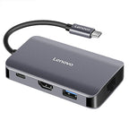 Lenovo F1-C08 8 In 1 Type-C / USB-C to HDMI Multi-function Converter Hub, F1-C08