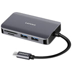 Lenovo F1-C08 8 In 1 Type-C / USB-C to HDMI Multi-function Converter Hub, F1-C08