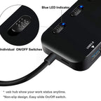 High Speed 4 x USB 3.0 to USB-C / Type-C HUB with Switch, Type-C