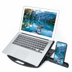 General-purpose Increased Heat Dissipation For Laptops Holder, Style: with Mobile Phone Holder, Style: with Mobile Phone Holder