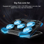 dual USB Ports Five-core Radiator Notebook Computer  Holder