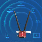 COMFAST CF-BE200 Pro 8774Mbps WiFi7 PCIE Wireless Network Adapter WiFi Receiver, CF-BE200 Pro