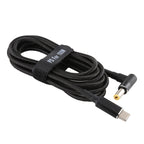 PD 100W 5.5 x 1.7mm Male Elbow to USB-C / Type-C Male Nylon Weave Power Charge Cable, Cable Length: 1.7m, 5.5x1.7mm to Type-C