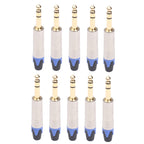10 PCS TC203N 6.35mm Gold-plated Audio Stereo Connector Welding Plug