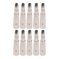 10 PCS LZ1164-1 6.35mm XRL Female to Male Audio Adapter