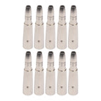 10 PCS LZ1164-1 6.35mm XRL Female to Male Audio Adapter