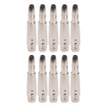 10 PCS LZ1163-1 6.35mm XRL Female to Female Audio Adapter