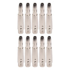 10 PCS LZ1163-1 6.35mm XRL Female to Female Audio Adapter