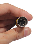2055MFF-03 2 In1 XLR Male to Double Female Microphone Audio Cable, Length: 0.3m