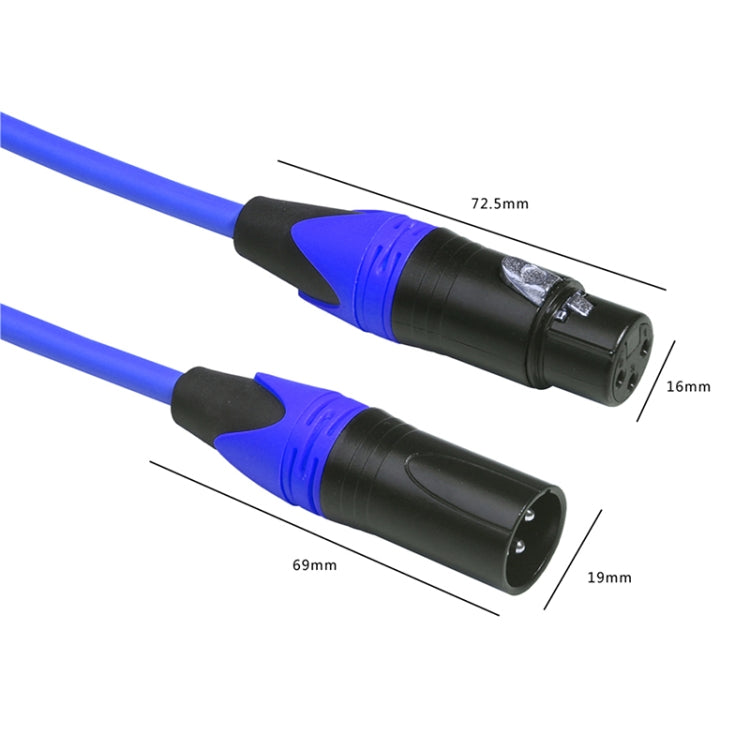 XRL Male to Female Microphone Mixer Audio Cable, Length: 1m, Length: 1m