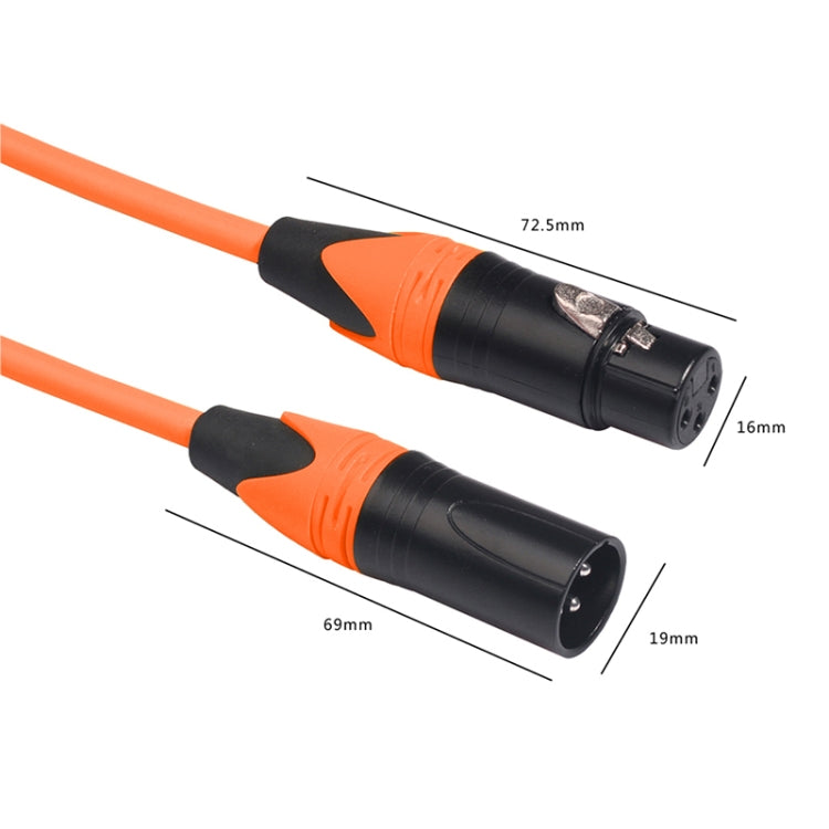 XRL Male to Female Microphone Mixer Audio Cable, Length: 1.8m, Length: 1.8m