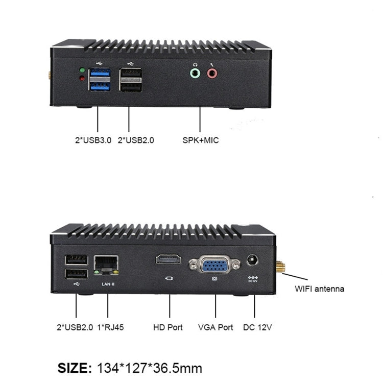 K620D Windows (Not Include XP) & Linux Mini PC, Intel Celeron N2840 Dual Core 4 Threads, up to 2.0GHz, 2GB RAM + 32GB SSD, 2GB RAM + 32GB SSD