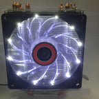 CoolAge L400 DC 12V 1600PRM 40.5cfm Heatsink Hydraulic Bearing Cooling Fan CPU Cooling Fan for AMD Intel 775 1150 1156 1151, L400 (White), L400 (Red)