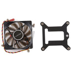 CoolerAge 1155-1U DC 12V 2000PRM 30.5cfm Copper Core Heatsink Hydraulic Bearing Cooling Fan CPU Cooling Fan for Intel 1150 1156 1151, 1155-1U Copper Core