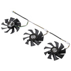 3 PCS Graphics Card Cooling Fan for Zotac GTX 1070-8GD5 X-OC, Diameter: 85mm, 0.5A Diameter: 9.5mm(3 PCS)