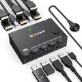 KC-KVM202DPA-USB2.0 DP 3DP+3DP KVM Switch, KC-KVM202DPA