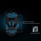 Logitech G402 USB Interface 8-keys 4000DPI Five-speed Adjustable High-speed Tracking Wired Optical Gaming Mouse, Length: 2m