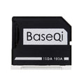 BASEQI Hidden Aluminum Alloy High Speed SD Card Case for Dell XPS 15.6 inch (9560 / 9570) Laptop, For Dell XPS 15.6 inch 9560