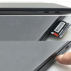 BASEQI Hidden Aluminum Alloy SD Card Case for Xiaomi Pro 15.6 inch MX250 Laptop, For Xiaomi Pro 15.6 inch MX250