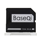 BASEQI 503ASV Hidden Aluminum Alloy SD Card Case for Macbook Pro Retina 15 inch (Mid-2012 to Early 2013) Laptops, For Macbook Pro Retina 15 (Mid 2012 to Early 2013)