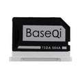 BASEQI 504ASV Hidden Aluminum Alloy SD Card Case for Macbook Pro Retina 15 inch (End of 2013 - Mid-2015) Laptops, For Macbook Pro Retina 15