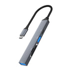 ADS-806C 5 in 1 USB-C / Type-C to USB 3.0 + USB-C / Type-C + SD/TF + USB2.0 HUB Docking Station, 5 in 1