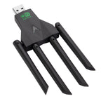 1300Mbps 5G Wireless Network Card Gigabit Dual Band Driver-free USB WiFi Receiver, 1300Mbps 5G