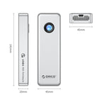 ORICO OUM2-U4-GY-BP 40Gbps M.2 SSD Enclosure with Type-C+USB Cable, OUM2-U4-GY-BP