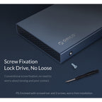 ORICO DD25 C3 2.5 inch Type-C to Type-C and USB Mechanical SSD Enclosure, Supported Capacity: 6TB