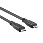 USB 3.1 Type-C / USB-C to Type-C / USB-C Gen2 Connection Cable, Length: 1m, Length: 1m