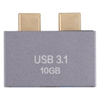 2 x USB Female to 2 x USB-C / Type-C Male Adapter, 2 x USB Female to 2 x Type-C Male
