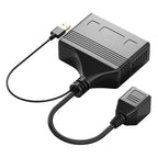 Female RJ45 4 in 1 100M Network Splitter Cable Ethernet Network Coupler, Female 4 in 1 100M
